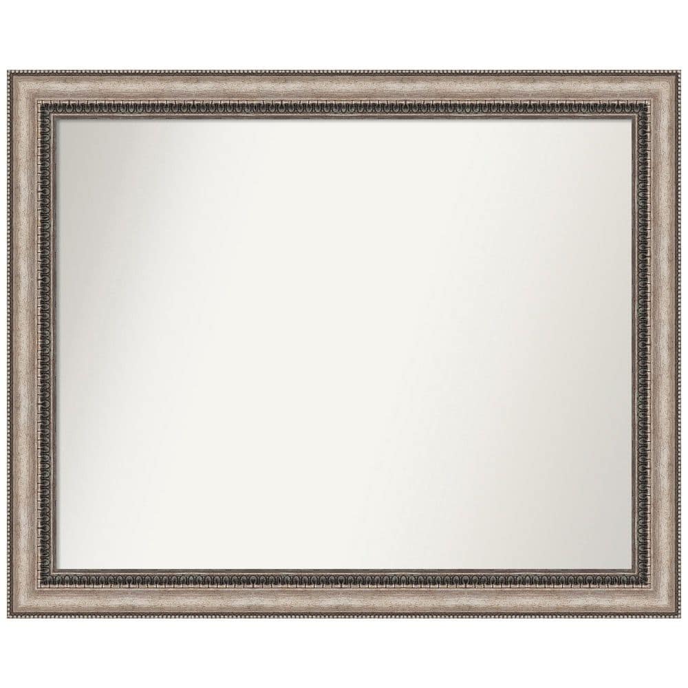 Amanti Art Lyla Ornate Silver 32.25 in. W x 26.25 in. H Non-Beveled