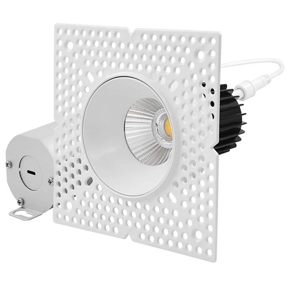 "2"" Integrated LED Recessed Light Push-n-Lock Trimless 12W 1100LM 5CCT 60° Dimmable Damp Rated IC Rated CRI 90 ETL Listed" price history on PriceWatchPro