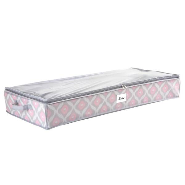 The Macbeth Collection 28 in. x 16 in. x 6 in. Closet Candie Under the Bed Storage Bag in Ikat