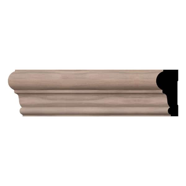 WM392 1 in. D x 2.38 in. W x 96 in. L Wood (Walnut) Chair Rail Molding