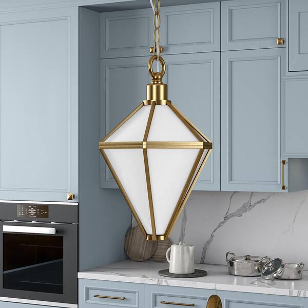 Meyer&Cross Aurelia 1-Light Blackened Bronze and Brass Globe