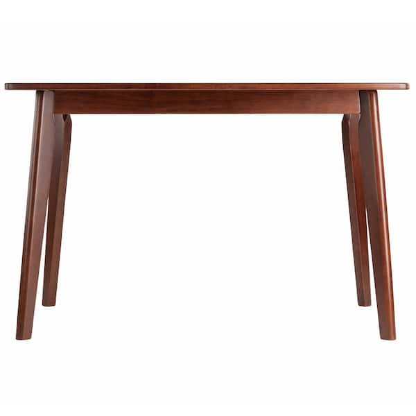 WINSOME WOOD Shaye Walnut Dining Table 94848 - The Home Depot