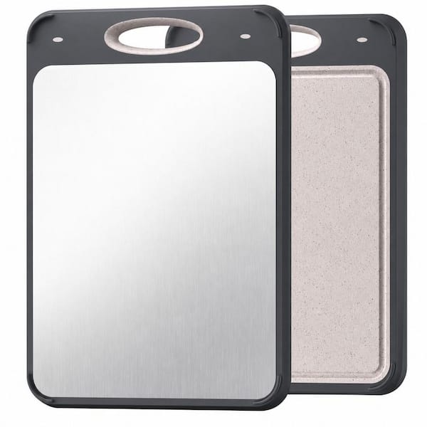 Numhew 14 in. x 9.6 in. Rectangular Double Sided Cutting Board