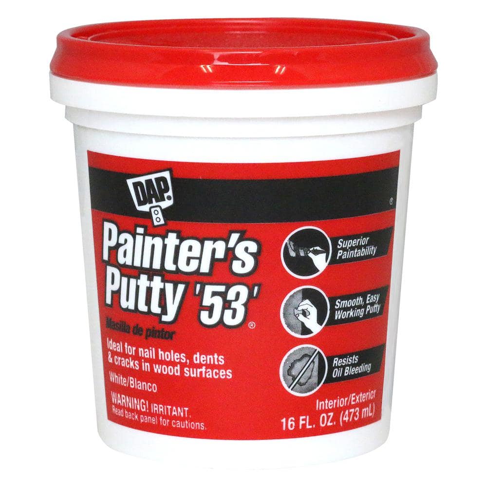 DAP 16 oz. White Painter's Putty '53' 12242 - The Home Depot