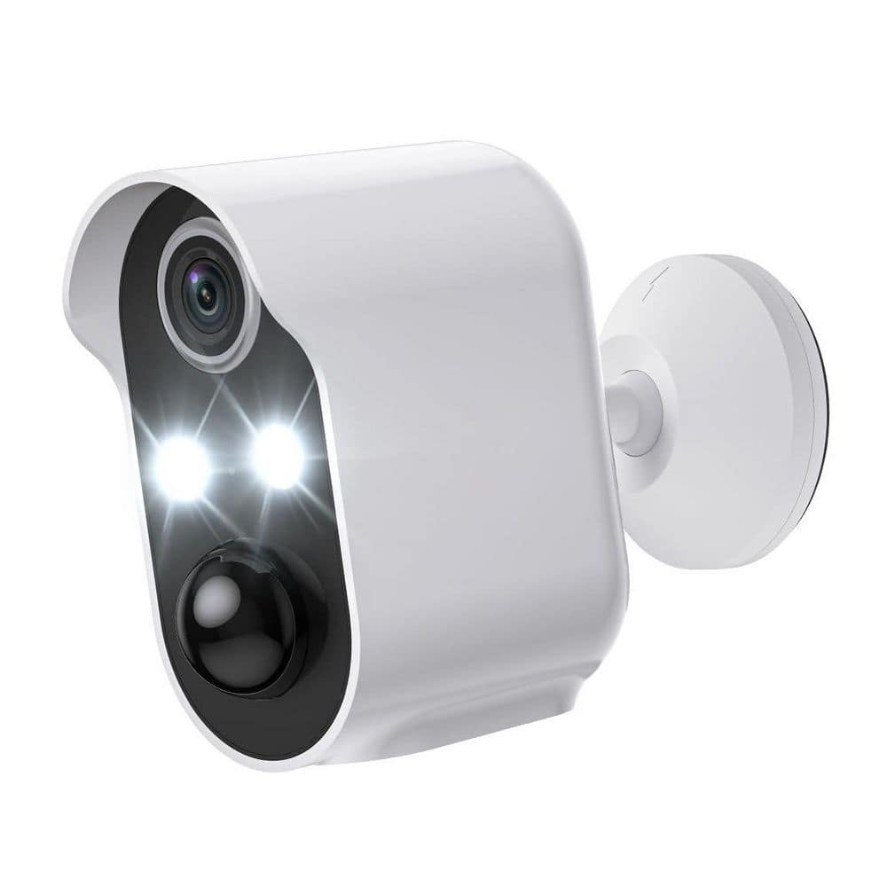 Wireless Outdoor Security Camera w HD Coverage, Color Night Vision, 2-Way Audio, AI Motion Detection, 2.4G WiFi (1-Pack) price history on PriceWatchPro