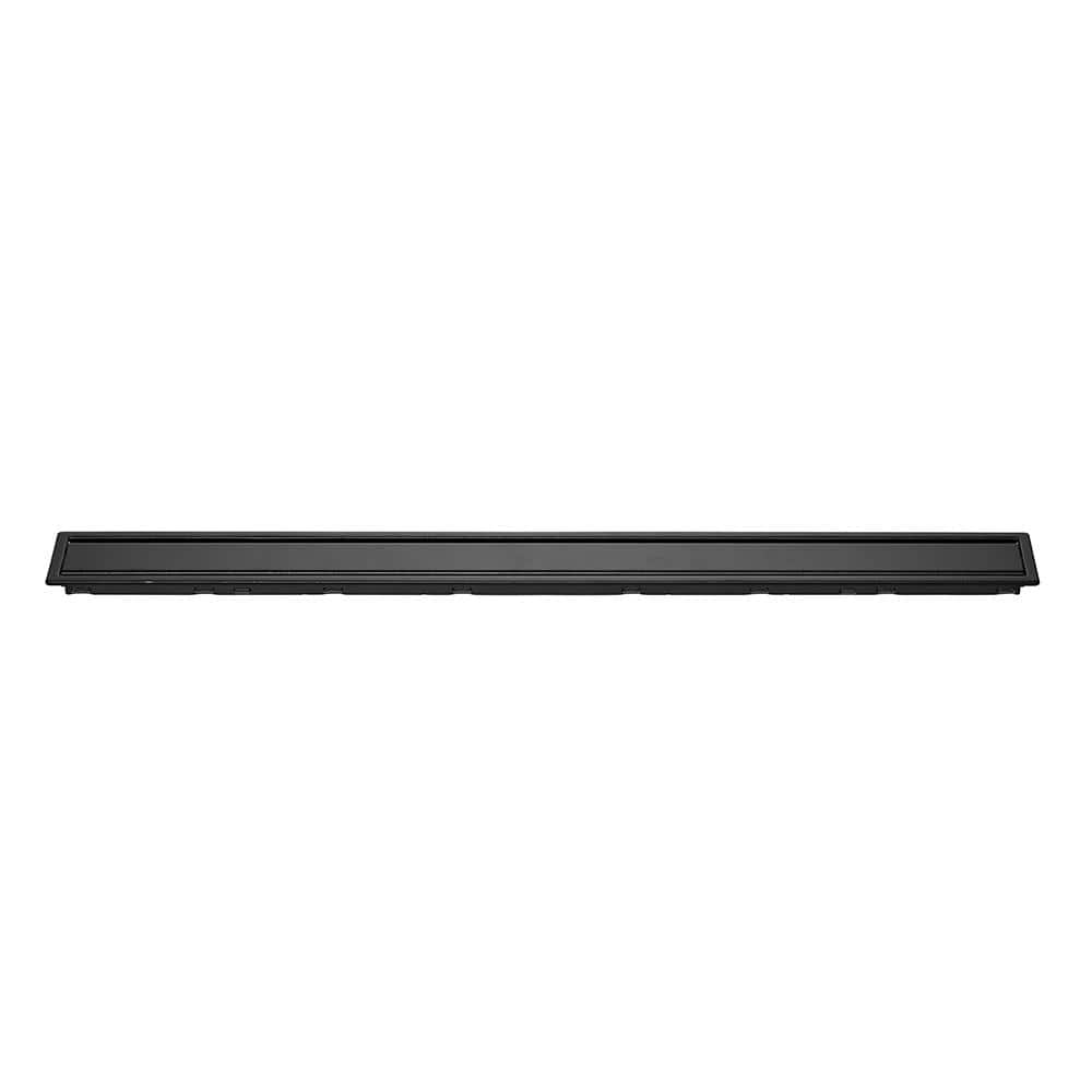 Kerdi-Line Matte Black 19-11/16 in. Solid Linear Drain Grate Assembly Floor Installation Kit for Accessory price history on PriceWatchPro