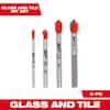 Milwaukee Carbide Glass and Tile Drill Bit Set (4-Pack) 48-20-8988 ...