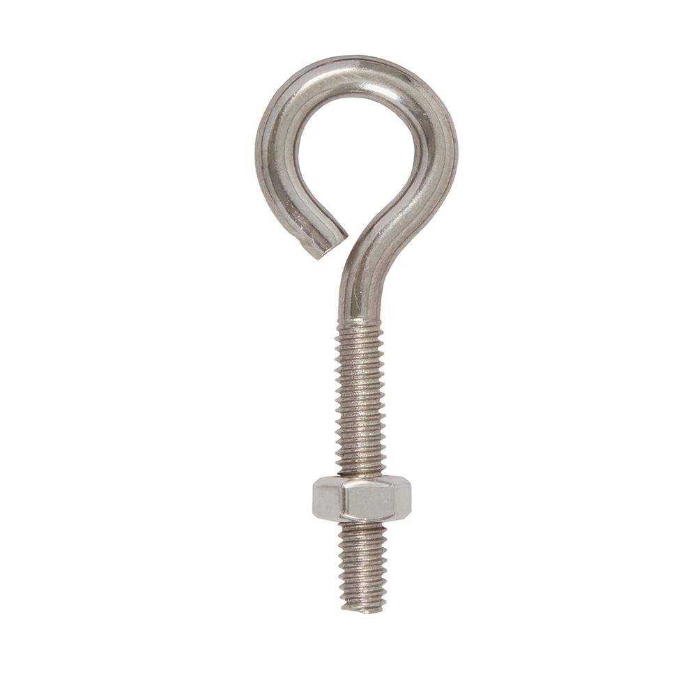 1/4 in.-20 x 2-5/8 in. Stainless Steel Eye Bolt