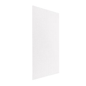 DuraBoard 48 in. x 96 in. x 1/4 in. White Polypropylene Pegboard with 9/32 in. Hole Size and 1 in. O.C. Hole Spacing