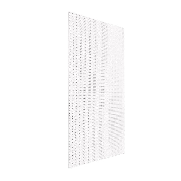 Triton Products DuraBoard 48 in. x 96 in. x 1/4 in. White Polypropylene Pegboard with 9/32 in. Hole Size and 1 in. O.C. Hole Spacing