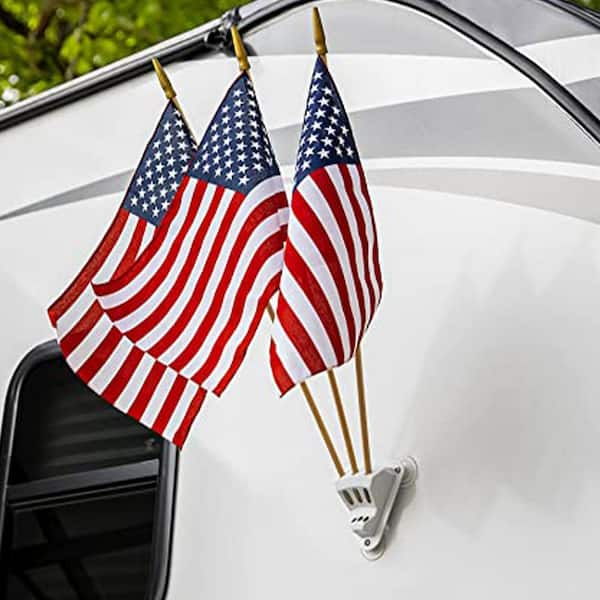 Car Window Flag Pole Flag Pole Suction Base Mounting Stand Flagpole Holders