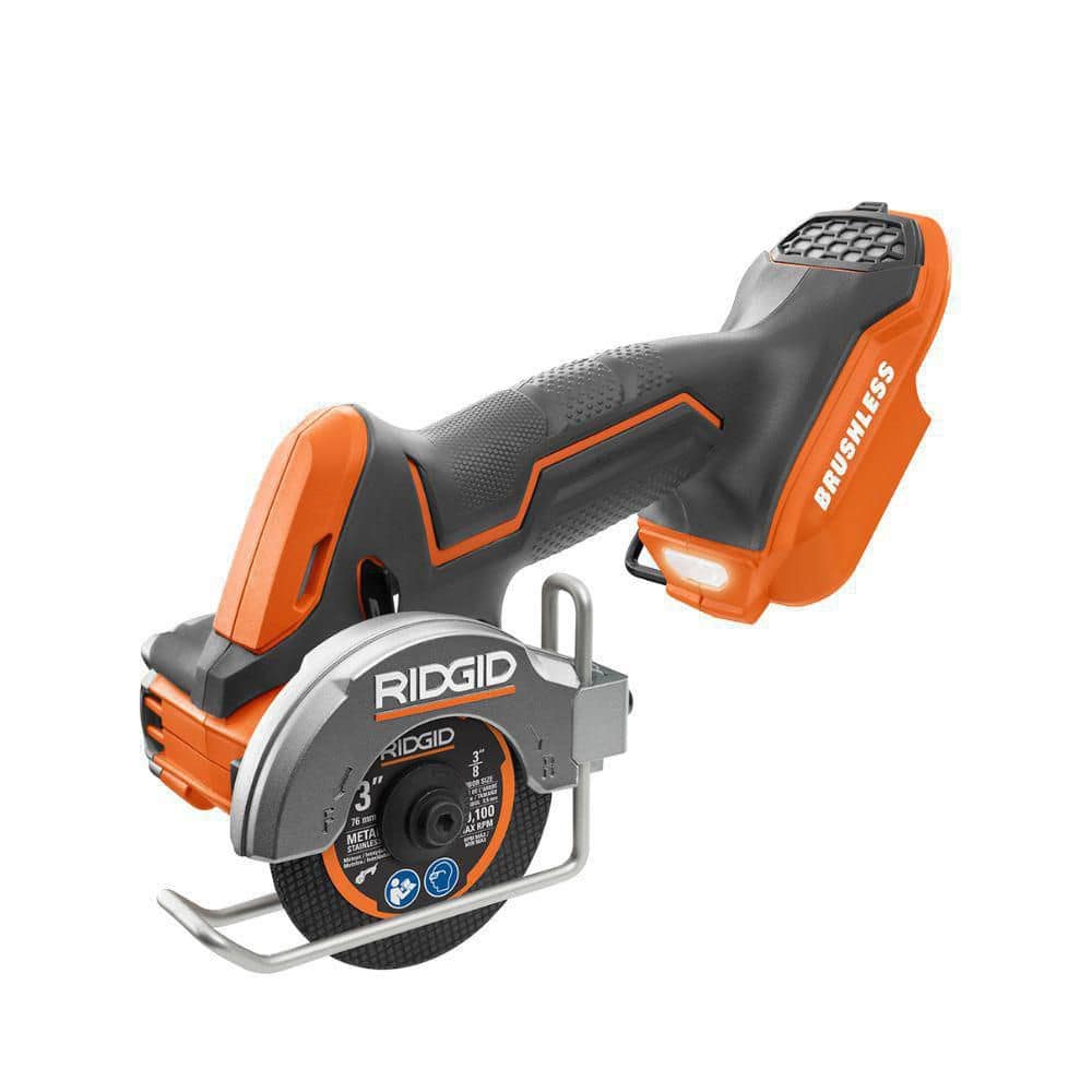Ridgid 18V SubCompact Brushless Cordless 3 in. Multi-Material Saw with 2.0 Ah Lithium-Ion Battery