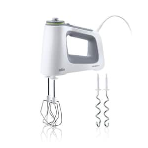 Cuisinart Power Advantage 9-Speed White Hand Mixer with Recipe Book and  Beater, Whisk and Dough Hook Attachments HM-90S - The Home Depot