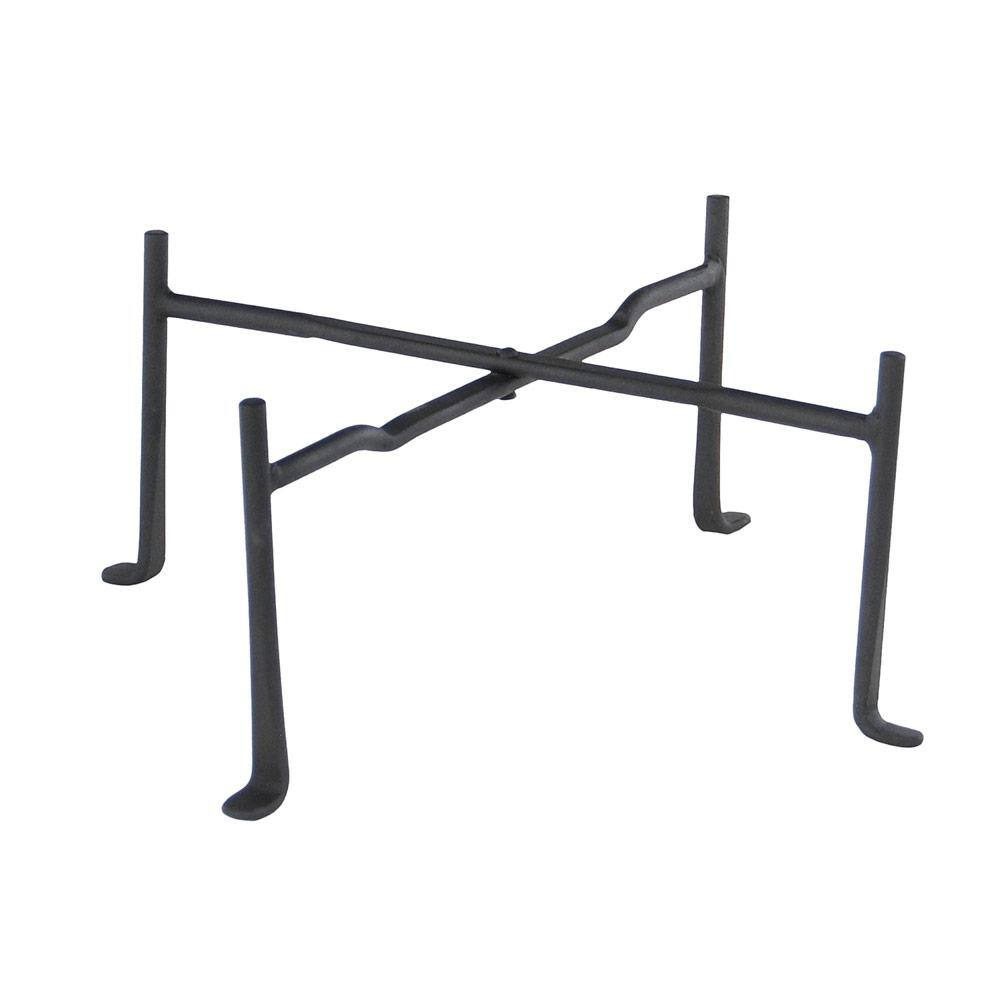 Black Wrought Iron Folding Tabletop Stand