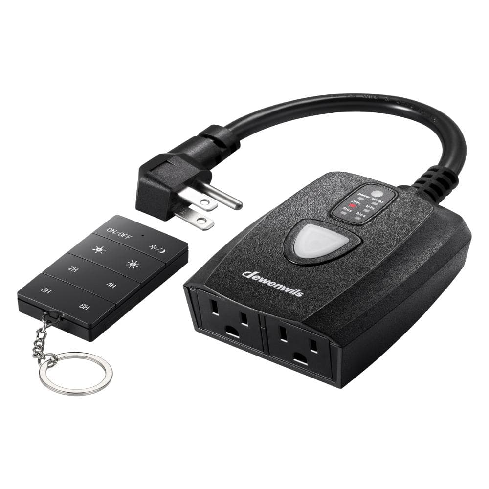 Wireless Dimmer Plug for Outdoor LED & Incandescent Lights,Slide Dimmer Switch 100FT Range，1-Outlet, ETL Listed,Black price history on PriceWatchPro