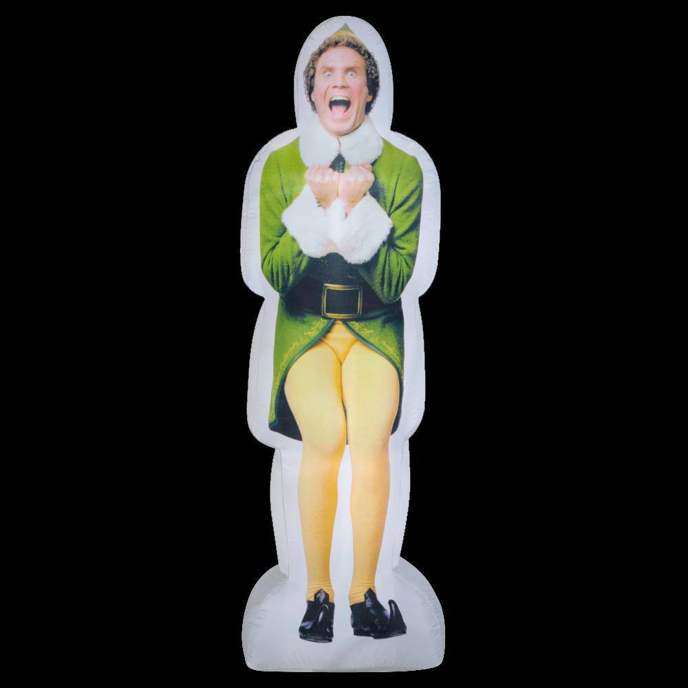 6 FT Tall Gemmy Buddy The Elf Christmas Photorealistic Airblown Inflatable for sale online 