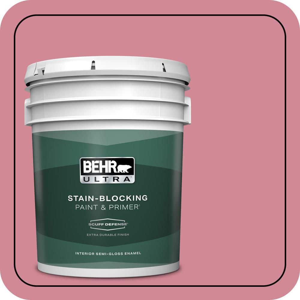 5 gal. #M140-4 Fruit Cocktail Extra Durable Semi-Gloss Enamel Interior Paint & Primer price history on PriceWatchPro