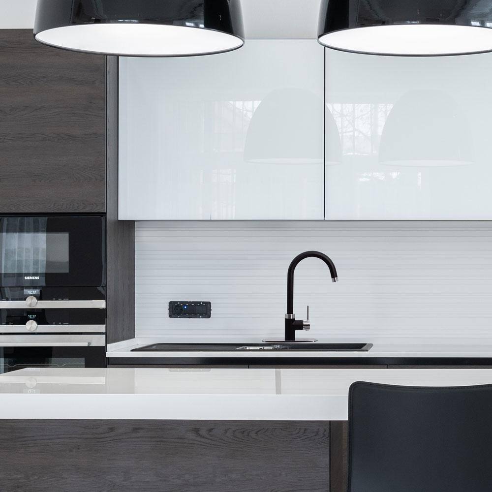 Matte Black and Stainless Steel 3-in-1 Kitchen Faucet with Instant Hot Water Tank