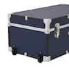 Seward Trunk Seward Explorer 30 in. Trunk with Wheels & Lock, Blue SWD6113-19