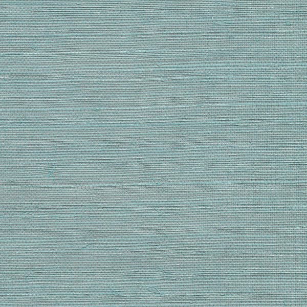 Kenneth James Haiphong Turquoise Grasscloth Peelable Roll (Covers 72 sq. ft.)