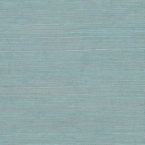 Haiphong Turquoise Grasscloth Wallpaper Sample