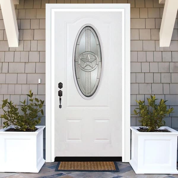 Oval Lite (Steel) Entry Door