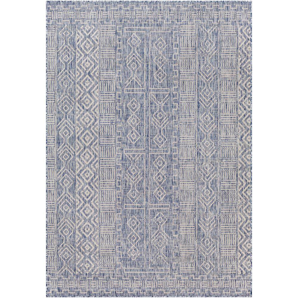 Artistic Weavers Julian Navy 5 ft. x 8 ft. Global Indoor/Outdoor Area