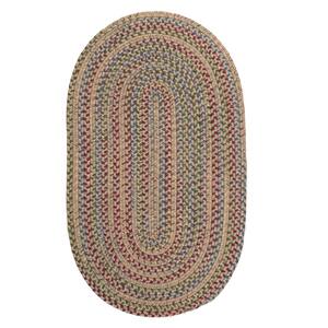 Worley Natural 5 ft. x 7 ft. Solid Indoor/Outdoor Area Rug