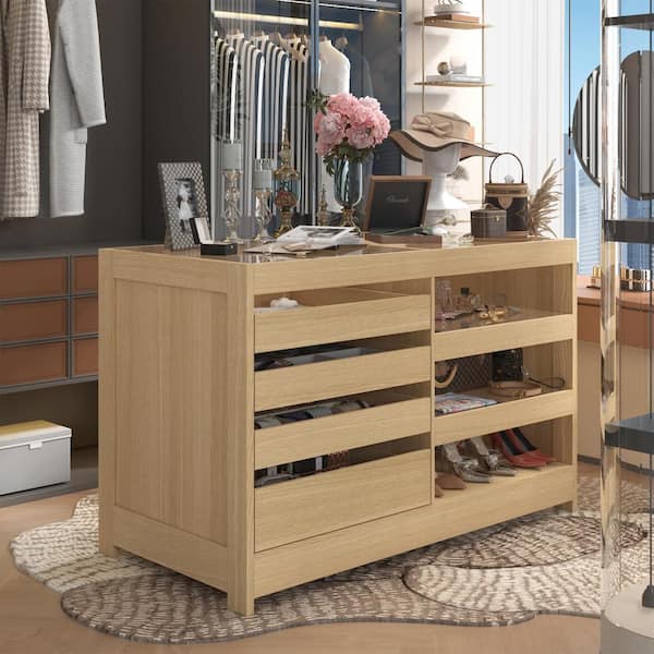 Baby Showers Baby Proof Dresser Drawers FUFU&GAGA Oak Wood