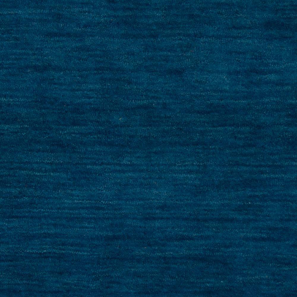 Handmade Blue Wool 8' x 10' Rectangular Area Rug