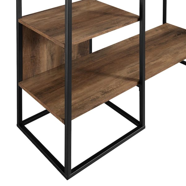 Halifax North America Industrial 70.75 High Hall Tree with Side Storage Shelves | Mathis Home