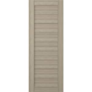 Ermi 24 in. x 96 in. No Bore Shambor Prefinished Solid Composite Core Wood Interior Door Slab