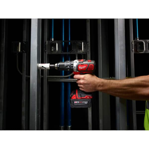 Milwaukee M18 18V Lithium-Ion Cordless 1/2 in. Hammer Drill/Driver  (Tool-Only) 2607-20 - The Home Depot