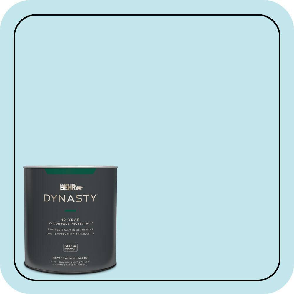 1 qt. #520A-2 Ice Flower Semi-Gloss Exterior Stain-Blocking Paint & Primer price history on PriceWatchPro