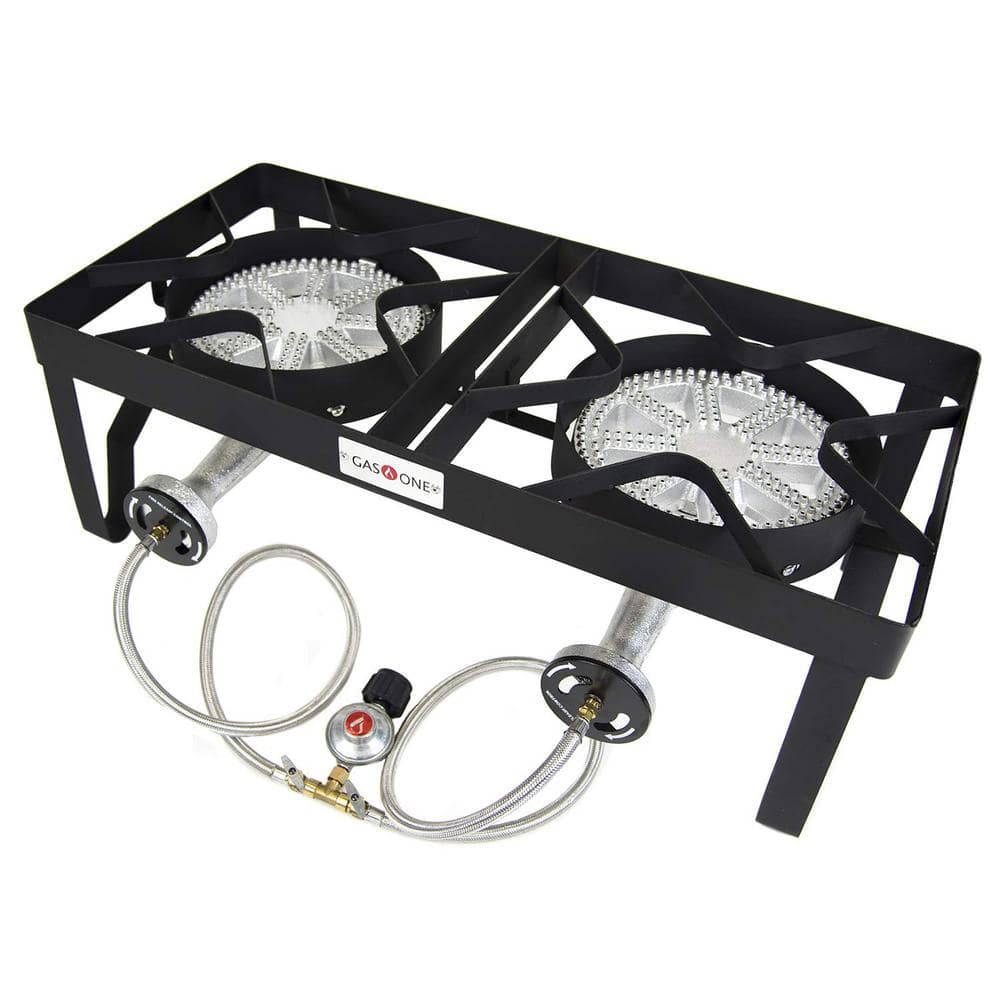 GASONE 380,000 BTU HeavyDuty Double Propane Burner with Propane