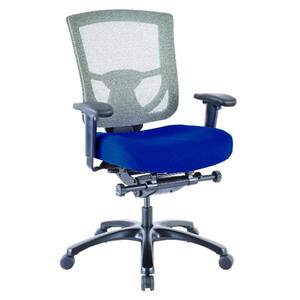 Zabrina Blue Mesh/Fabric Chair