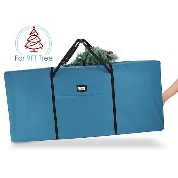 158L Extra Large Storage Bag - with Strong Handles and Zippers, Moving Bags  are Blue and White, Easy to Pack and to Fold Into a Small Package for