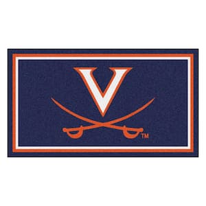 NCAA University of Virginia 3 ft. x 5 ft. Ultra Plush Area Rug