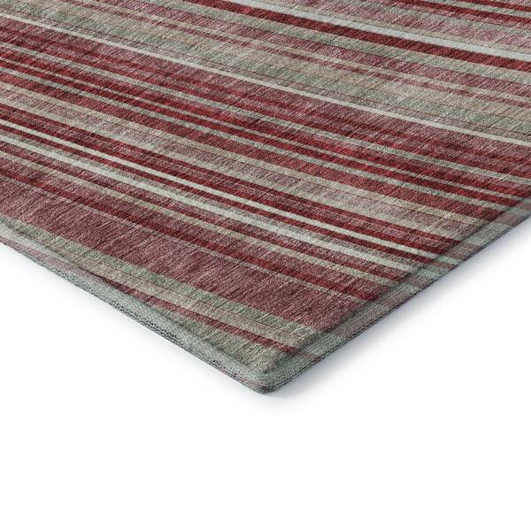 Mayfield Premium Machine Washable Abstract AMF981 Garnet 1 ft. 8 in. x 2 ft. 6 in. Area Rug
