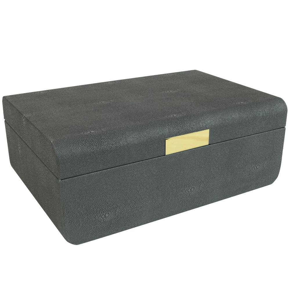 Rebecca Dove Grey Reusable Tray Vegan Leather Organizing Store Jewelry Box -  Mele & Co, 1025JB08VL