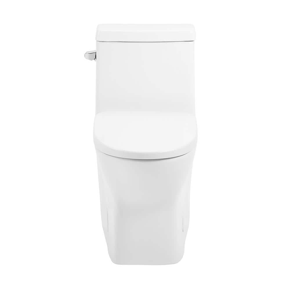 Sublime II White Ceramic Round One-Piece Toilet