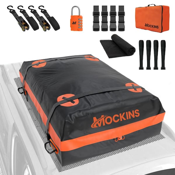 Mockins Waterproof Cargo Roof Bag with 20 cu. ft. of Dry Storage Space - 44 in. x 34 in. x 18 in.