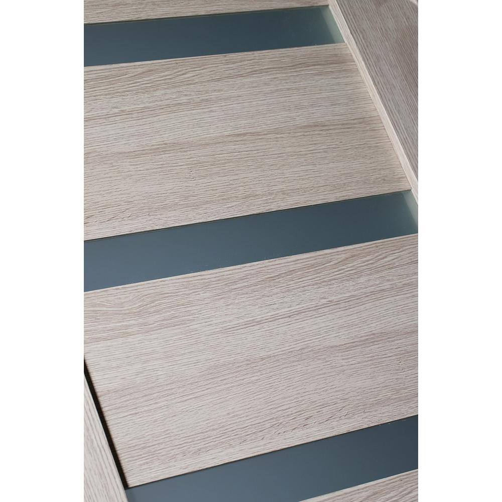 Rita Pine Finish Solid Composite Core Interior Door with Frosted Glass Inserts