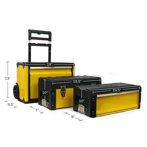 Stalwart 20.5 in. Oversized Rolling Tool Box HW2200034 - The Home