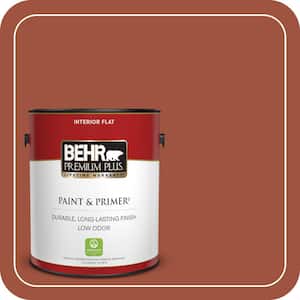 1 gal. #MQ1-25 Kalahari Sunset Flat Low Odor Interior Paint & Primer