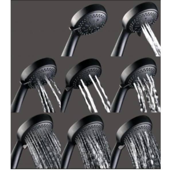 Rubbed Bronze Dual Head Handheld Rain Shower System