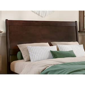 Casanova Walnut Brown Full Solid Wood Panel Headboard