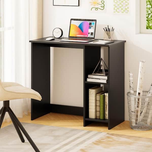 Gymax 31.5 in. Black Small Computer Desk Home Office Study Writing
