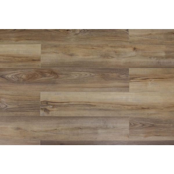  Take Home Sample - Victorum Noble Fawn 20 MIL x 7 in. W x 60 in. L Click Lock Waterproof Vinyl Plank Flooring