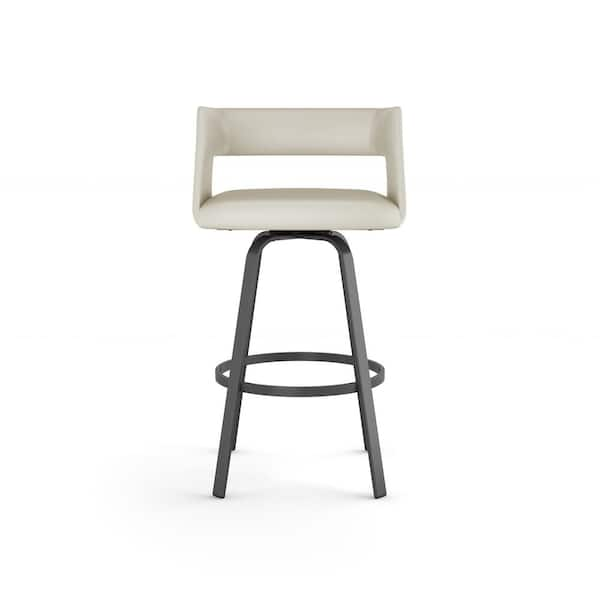 Off white swivel online bar stools